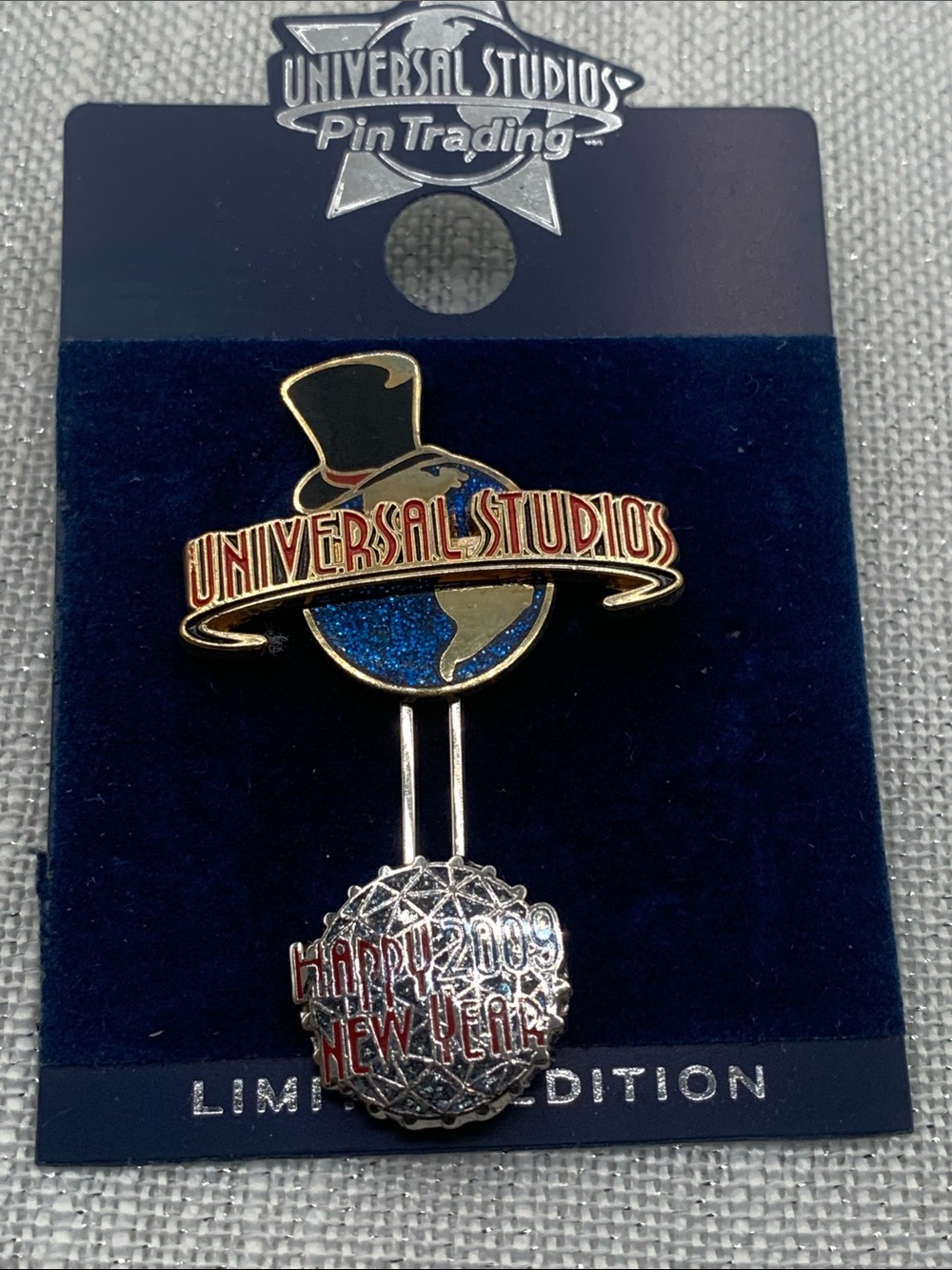 Vintage Universal Studios Pin - 2009 New Years 1 of 500